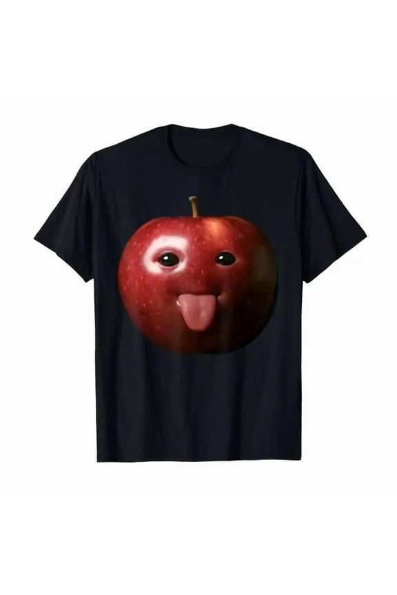Apple T-Shirt T-Shirt Soft Cotton Crew Neck Summer Soft Unisex
