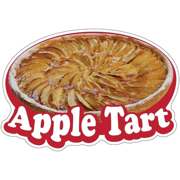 Apple Tart 8" Decal Concession Stand Food Truck Sticker
