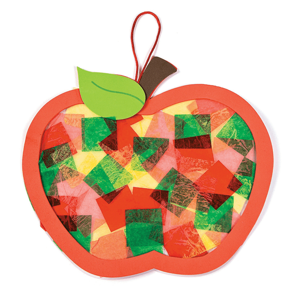 Apple Tissue Paper Sign Craft Kit