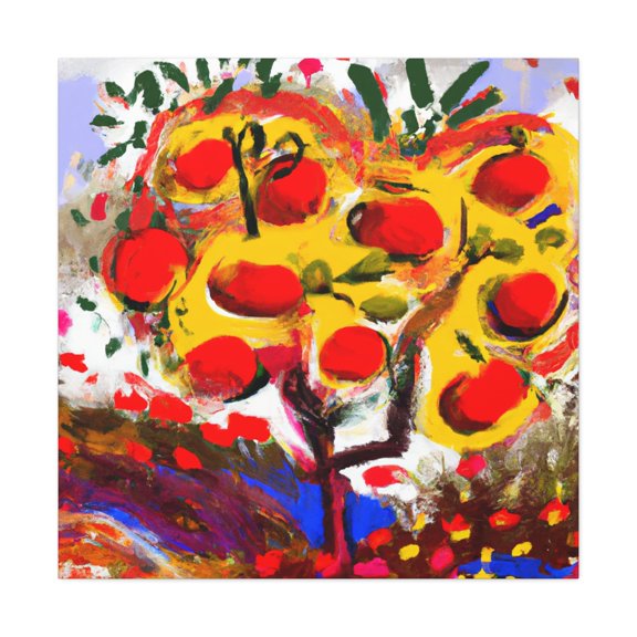 "Apple Tree Expressionism" - Canvas