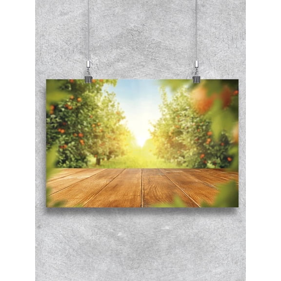 Apple Tree Field Poster -Image by Shutterstock