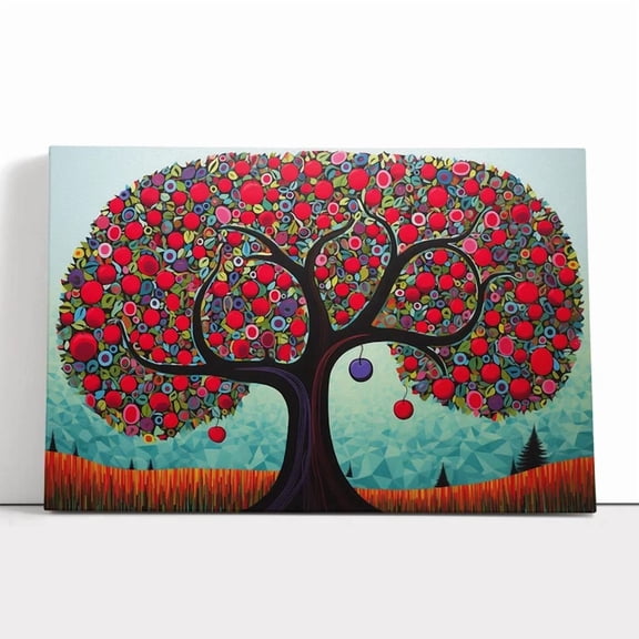 Apple Tree Op Wall Art Poster Home Decor, UNFRAMED PAPER POSTER, Home Decor, Vintage Gift, Living Room Dercor