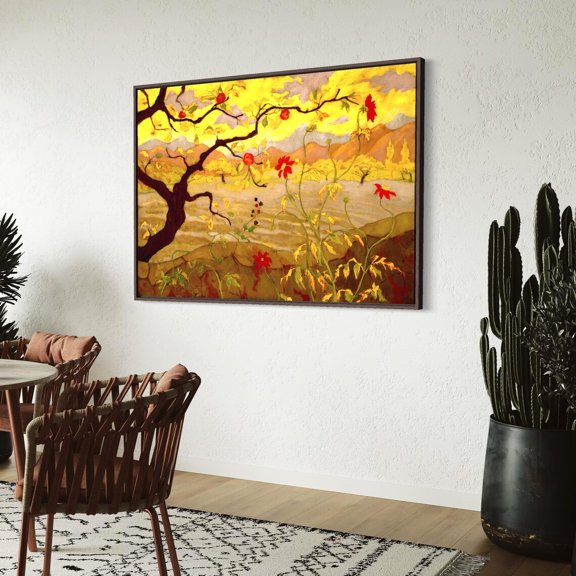 Apple Tree Red Fruit Paul Ranson Nouveau Portrait Decor Unframed Paper Print