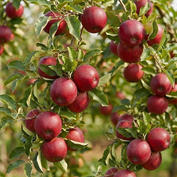 Apple Tree Saplings 3 Live Dormant Apple Trees for Planting, Cold Hardy Fruit Tree Starts for Backyard Orchard, Garden & Container Growing - Ships Bare Root