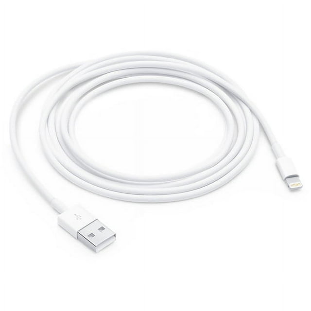 Apple USB-A to Lightning Cable for iPhone, iPad, Airpods, iPod - 6.6ft or 2m