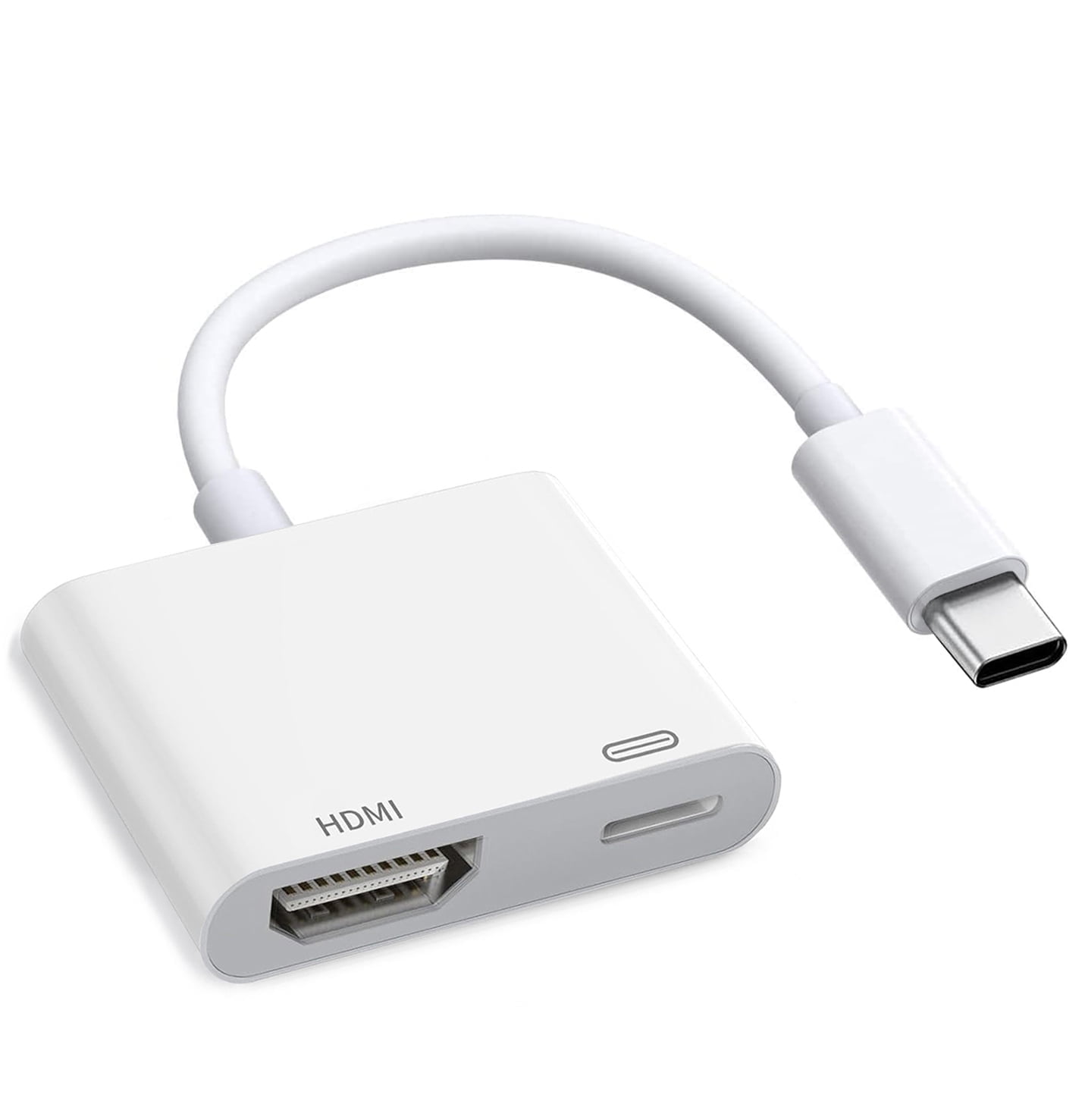 Apple USB C to HDMI Adapter 8K@60Hz for iPhone 15/16/17, MFi Certified Digital AV Converter with 100W PD for MacBook Pro/Air, iPad Pro, iMac, Galaxy S25/S24 and More