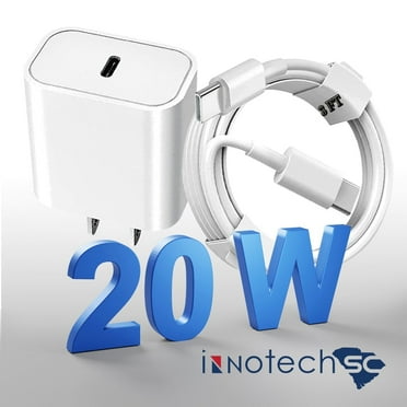 Apple USB C Wall Charger 20W ( MFI Certified) Adapter with 3FT Lighting Cable Compatible with iPhone 14/ 14 Pro/ 13/13 Pro/12/12 Pro,11/10 Xs Xs