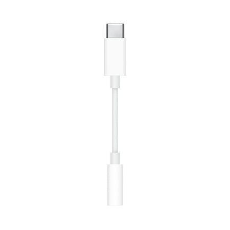 Apple - USB-C to 3.5mm Headphone Jack Adapter - White