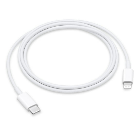 Apple USB-C to Lightning Cable (1m) Fast Charging iPhone Charger - Compatible with iPhone 14/13/12/11/X/XR/XS/8/7/6/5, iPad, Airpods and more