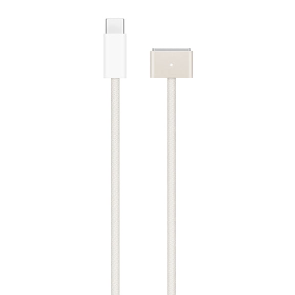 Apple USB-C to MagSafe 3 Charging Cable (2m) Starlight for MacBook Air and MacBook Pro