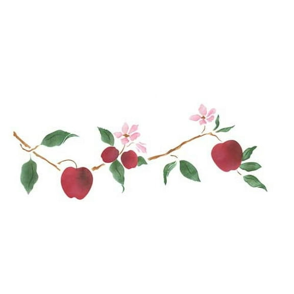 Apple Wall Stencil SKU #411 by Designer Stencils