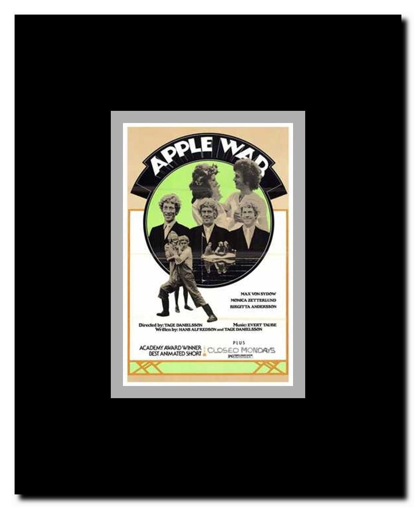 Apple War Framed Movie Poster