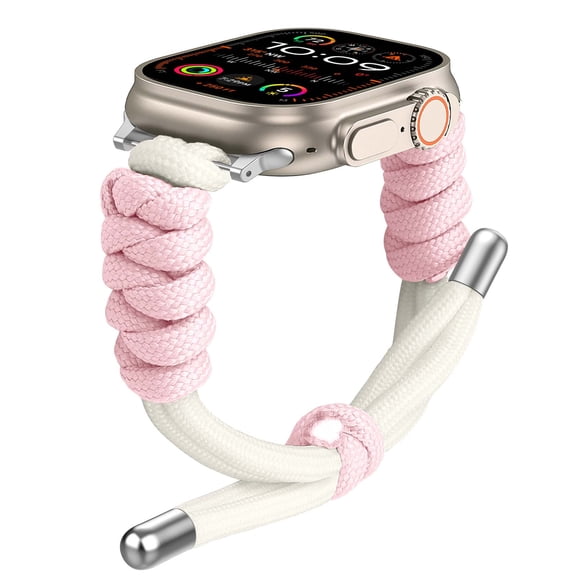 for Apple Watch 38/40/41/42mm(Series11 10) Band – Woven Umbrella Rope Wristwatch Band, Adjustable Breathable Slim Braided Watch Strap for iWatch Series 11 10 9 8 7 6 5 4 3 2 1 SE3/2/1, H