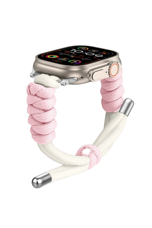 for Apple Watch 38/40/41/42mm(Series11 10) Band – Woven Umbrella Rope Wristwatch Band, Adjustable Breathable Slim Braided Watch Strap for iWatch Series 11 10 9 8 7 6 5 4 3 2 1 SE3/2/1, H