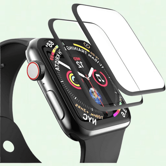 Apple Watch 41mm Screen Protector, Scratch-Resistant Glass Film [2 Pack]