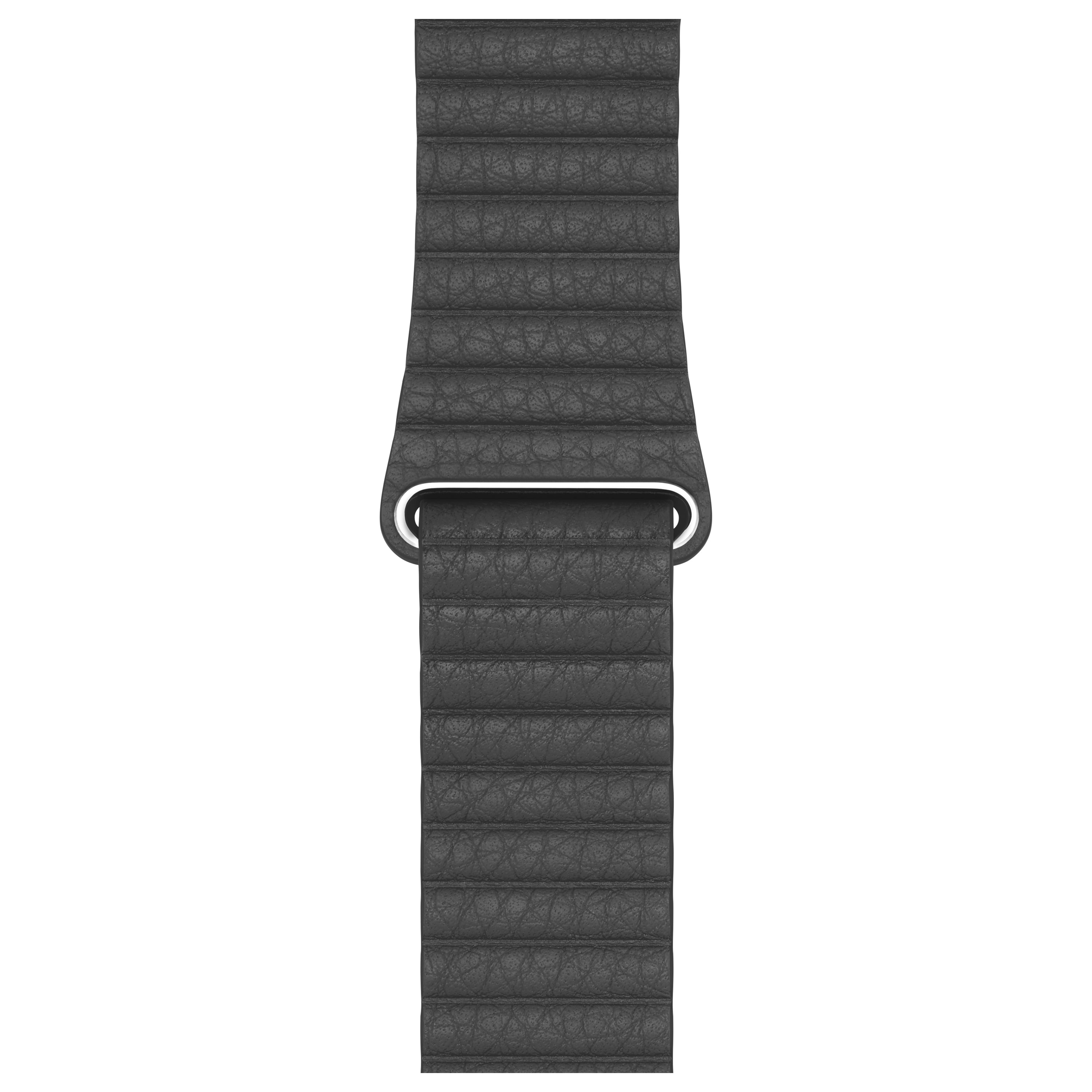 Apple Watch Leather Loop 44mm Leather Loop for Apple Watch™ 44mm Medium Black MXAA2AM/A  main image 3