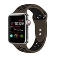 thumbnail image 1 of Apple Watch Band 38MM 40MM 42MM 44MM, Silicone Sport Bands, Breathable Silicone Replacement Watch Strap for Apple Watch Series 1, 2, 3, 4, 5 S/M & M/L (19-Colors), 1 of 4