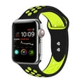 thumbnail image 1 of Apple Watch Band 38MM 40MM 42MM 44MM, Silicone Sport Bands, Breathable Silicone Replacement Watch Strap for Apple Watch Series 1, 2, 3, 4, 5 S/M & M/L (19-Colors), 1 of 6