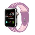 thumbnail image 1 of Apple Watch Band 38MM 40MM 42MM 44MM, Silicone Sport Bands, Breathable Silicone Replacement Watch Strap for Apple Watch Series 1, 2, 3, 4, 5 S/M & M/L (19-Colors), 1 of 7