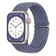 Apple Watch Band 38mm 40mm 41mm 42mm 44mm 45mm 49mm for Women Men ,Braided Stretchy Adjustable Straps Compatible iWatch Bands for Series 9 8 SE 7 6 5 4 3 Ultra 