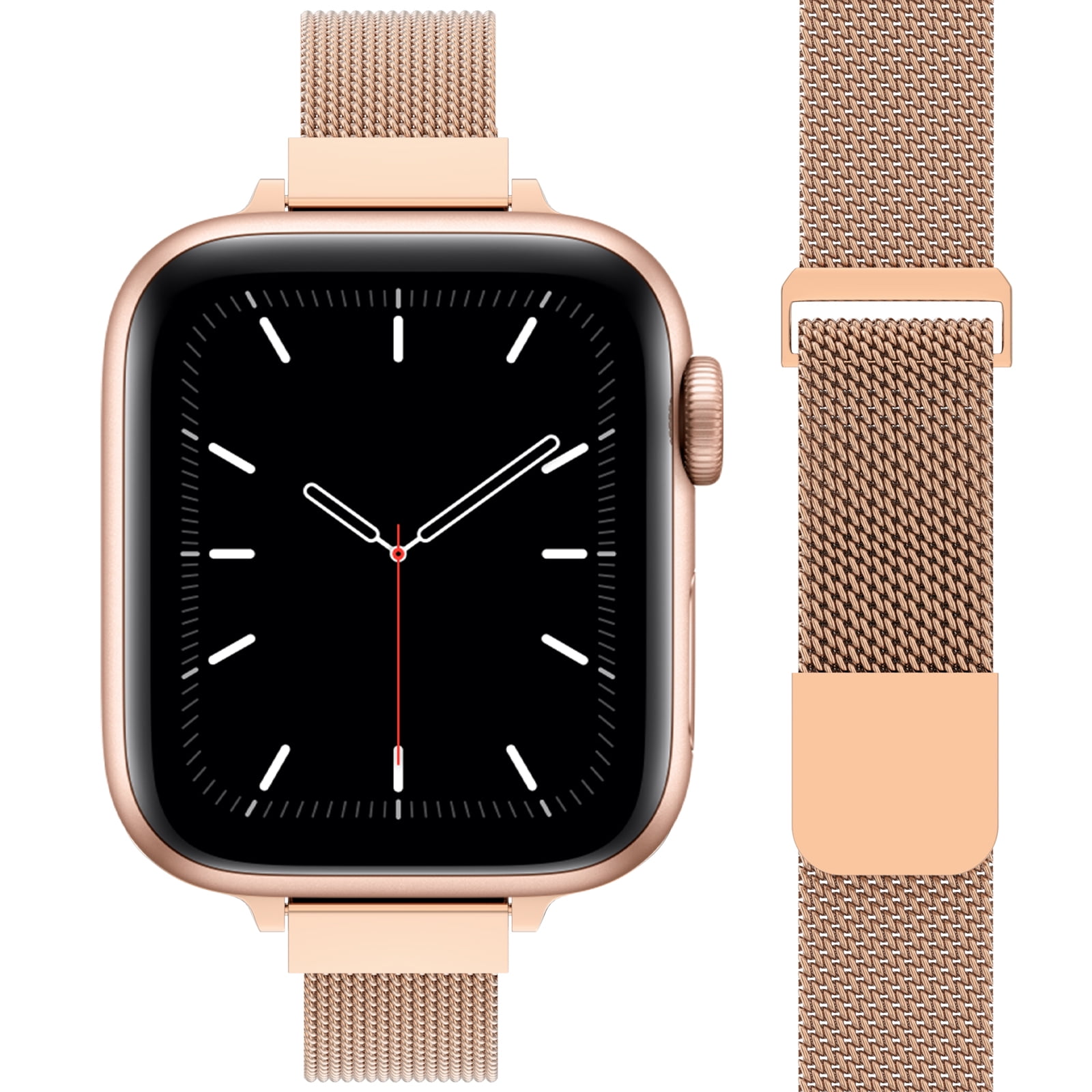 Apple Watch Band 38mm 40mm 41mm for Women, Slim & Thin Milanese Apple Watch Band 38mm 40mm 41mm for Women, Slim & Thin Milanese