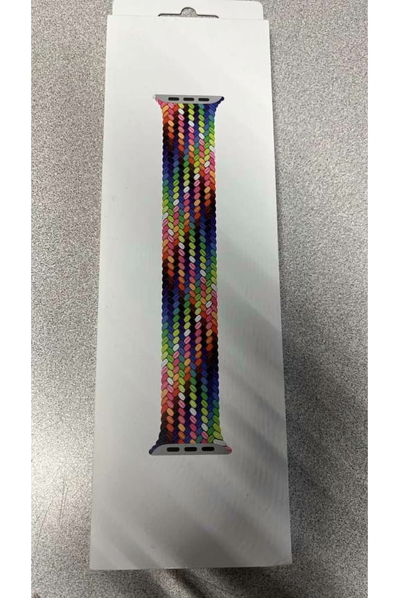 Pre-Owned Apple Watch Band Braided Solo Loop 41Mm Watch Band Prideedition MX3Q3AM/A SZ 5