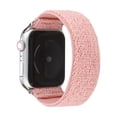 thumbnail image 1 of Apple Watch Band Strap Elastic Cotton Replacement Women Men, Wristband Sports Compatible for iWatch Apple Watch 6 5 4 3 2 1, SE Series (Pink Cotton, 40mm), 1 of 2