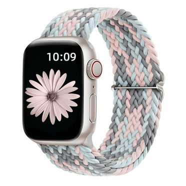 Apple Watch Band for iWatch Series 9 8 7 6 5 4 3 2 1 SE Ultra 2 Ultra, Adjustable Stretchy Bands Elastic Sport Wristbands iWatch Bands 38mm 40mm 41mm 42mm 44mm 45mm 49mm