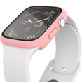 thumbnail image 1 of Apple Watch Case Series 3/2/1 for 38mm with Built-in Tempered Glass Screen Protector (All Watch Series), Guard Bumper Full coverage Cover for Apple Watch Case, Color Light Pink, 1 of 7
