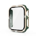 thumbnail image 1 of Apple Watch Case with Tempered Glass Screen Protector for Apple Watch 40mm Series 6/5/4/SE, Bling Crystal Diamond Rhinestone Ultra-Thin Bumper Full Cover Protective Case for Women Girls iWatch, 1 of 8