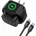 thumbnail image 1 of for Apple Watch Charger with 20W Fast Charging Block, 3 in 1 PD USB C Wall Charger Block for iWatch Series Ultra/9/8/7/6, Compatible with iPhone 16/16 Pro/iPhone 15 Series, Black, 1 of 1