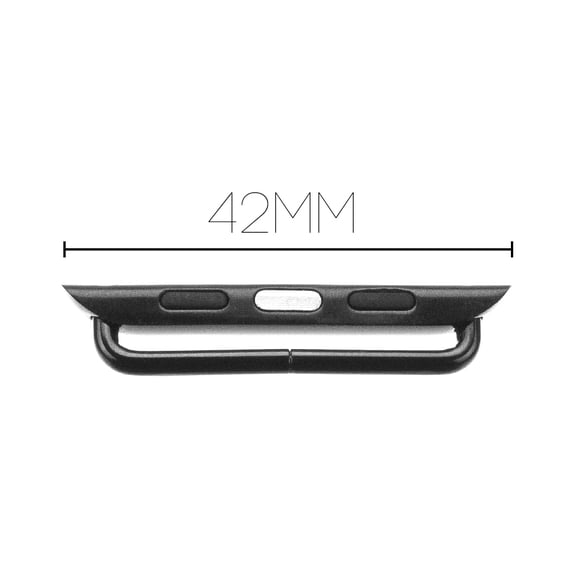 Apple Watch Connector 42mm or 38mm - Connector for Crafing DIY Band - Stainless Steel Hardware - Black, Silver, Gold, Rose Gold