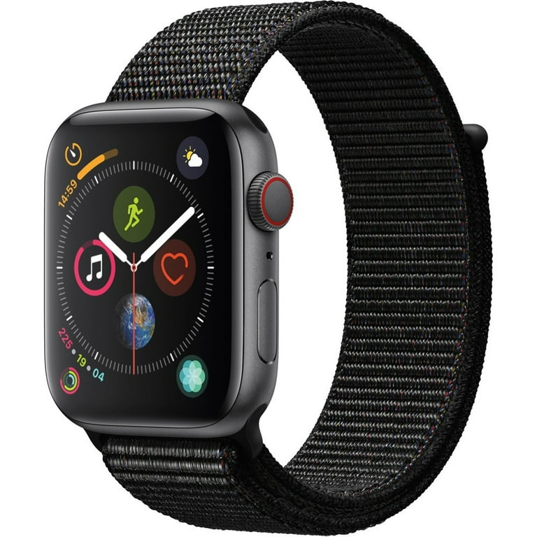 Watch Gen Sport 4 MTUX2LL/A Series 44mm - Black Loop Aluminum Space 4 Apple Cell Gray