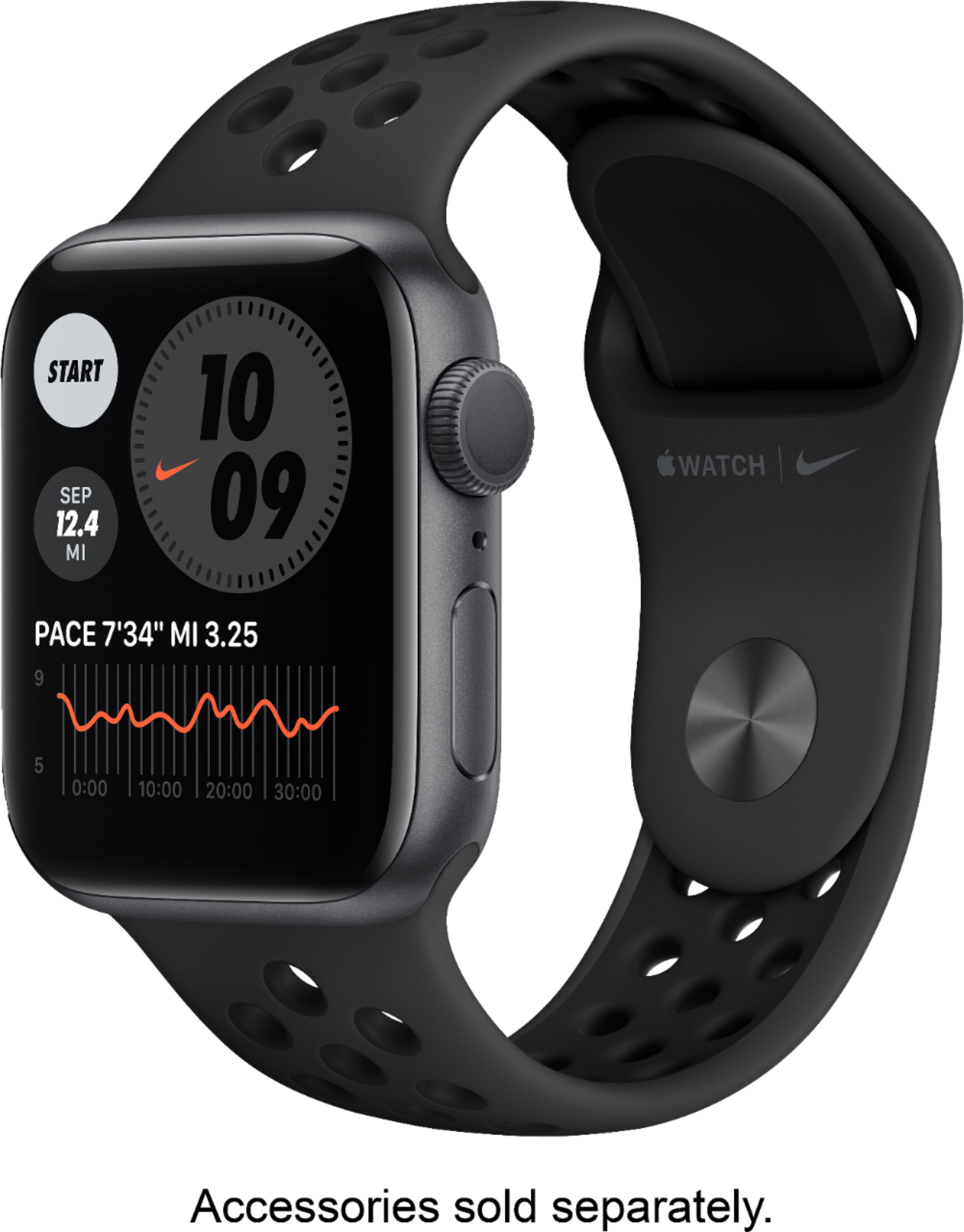 Apple Watch Gen 6 Series 6 Nike 40mm Space Gray Aluminum - Anthracite Sport  Band M00X3LL/A