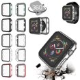 thumbnail image 1 of Apple Watch Hard Cases for Apple Watch Series 3 Series 2, Takfox Full Coverage Bumper with Ultra-Thin Scratch Resistant HD Tempered Glass Screen Protector Compatible with iWatch 38mm Clear, 1 of 8