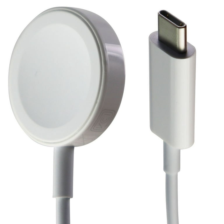 Apple Watch Magnetic Fast Charger to USB-C Cable (1 m / 3.3-Ft) - White  (A2652) (Used) 