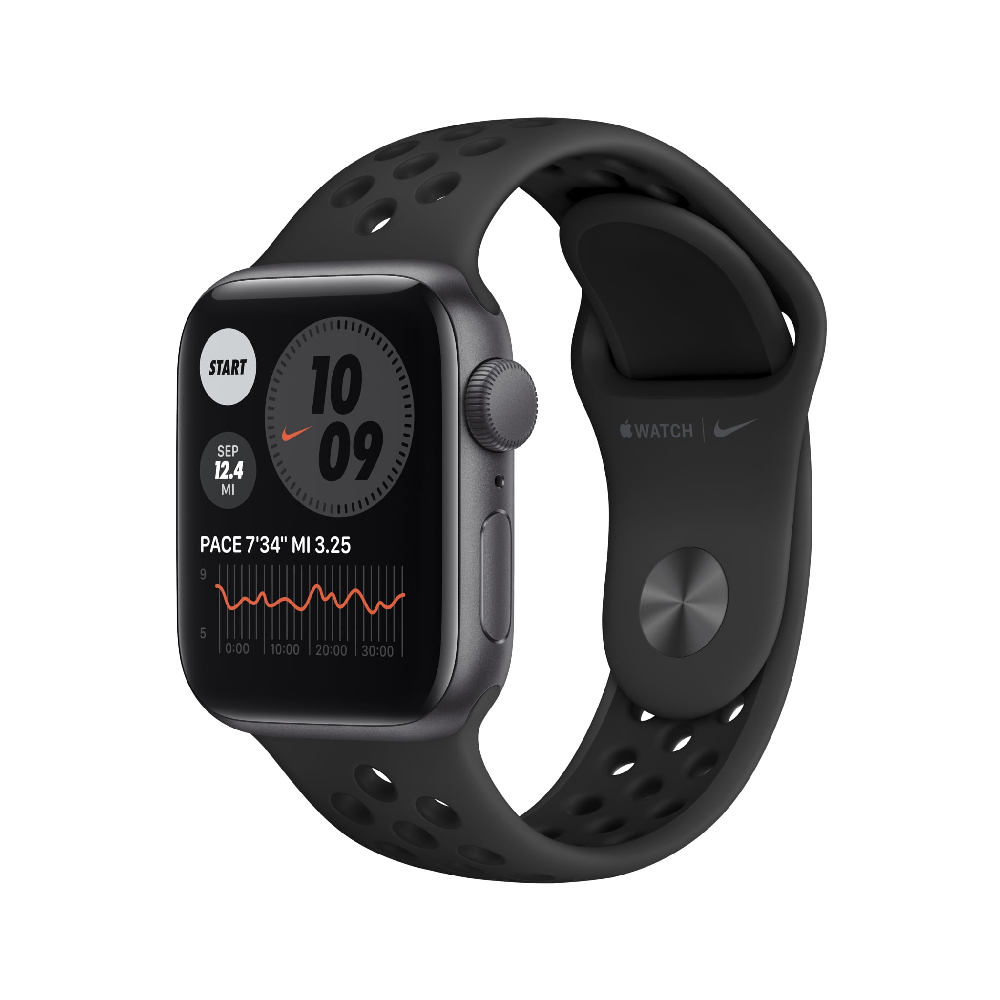Apple Watch Nike SE GPS, 40mm Space Gray Aluminum Case with