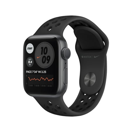 Apple Watch Nike Series 6 (GPS) 40mm Space Gray Aluminum Case with Anthracite/Black Nike Sport Band - Space Gray