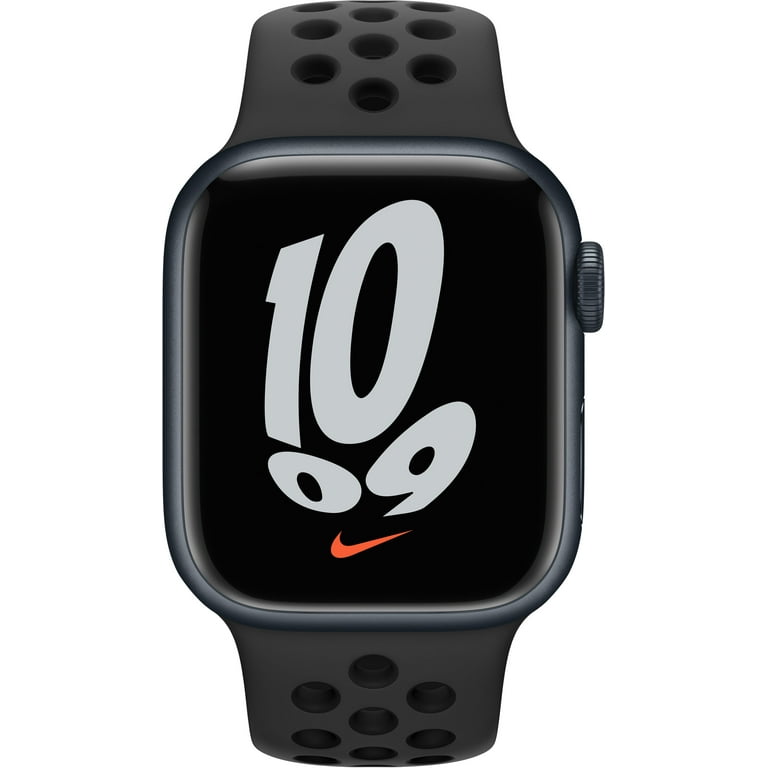 Apple Watch Nike Series 7 GPS + Cellular, 41mm Midnight Aluminum