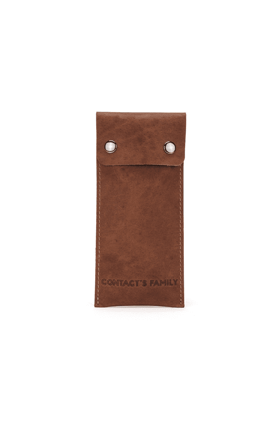 Apple Watch Pouch – Vintage Leather Watch Sleeve Case with Snap Closure, Universal Fit for Apple Watch & Other Watches