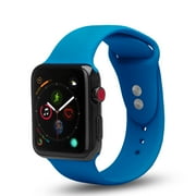 Apple Watch Replacement Bands 41mm/38/40/41mm, Soft Silicone Wristband for iWatch Apple Watch Series 1/2/3/4/5/6/7/8/SE/Nike+ Dark Blue