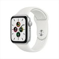 thumbnail image 1 of Apple Watch SE (1st Gen) GPS, 44mm Silver Aluminum Case with White Sport Band - Regular, 1 of 9