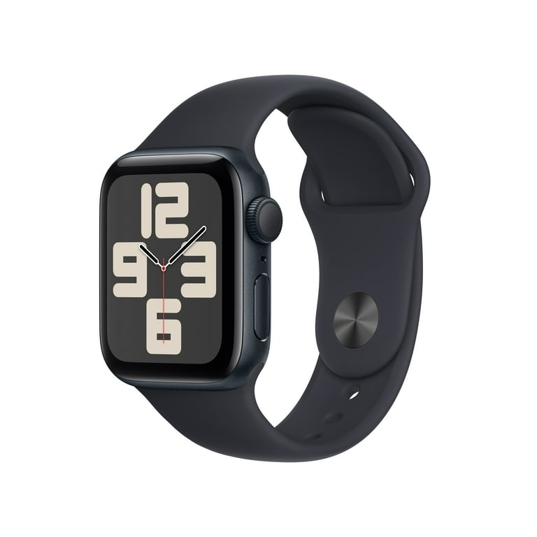 Apple Watch SE GPS 40mm Midnight Aluminum Case with Midnight Sport Band M L