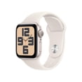 thumbnail image 1 of Restored Apple Watch SE (2nd Gen) [GPS 40mm] Smartwatch with Starlight Aluminum Case with Starlight Sport Band - S/M, 1 of 1