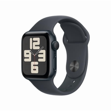 Apple Watch SE (2nd Gen) GPS 40mm Smartwatch with Midnight Aluminum Case and Midnight Sport Band