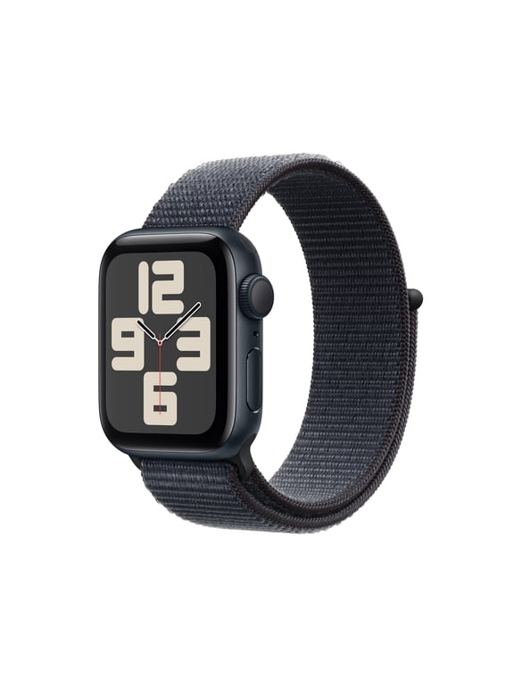 Watch SE (2nd Gen) [GPS 40mm] Smartwatch with Midnight Aluminum Case with Ink Sport Loop