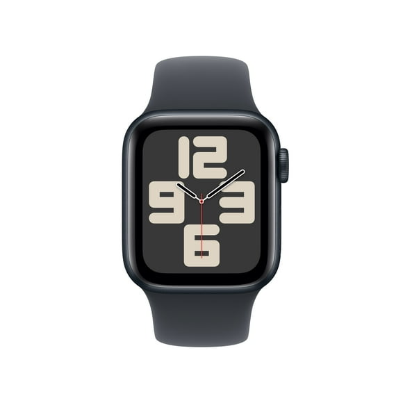 Apple Watch SE (2nd Gen) [GPS 40mm] Smartwatch with Midnight Aluminum Case with Midnight Sport Band - S/M
