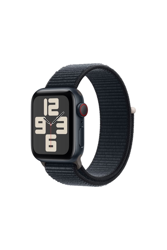 Restored Apple Watch SE (2nd Gen) [GPS + Cellular 40mm] Smartwatch with Midnight Aluminum Case and Midnight Sport Loop. Fitness & Sleep Tracker, Crash Detection, Heart Rate Monitor