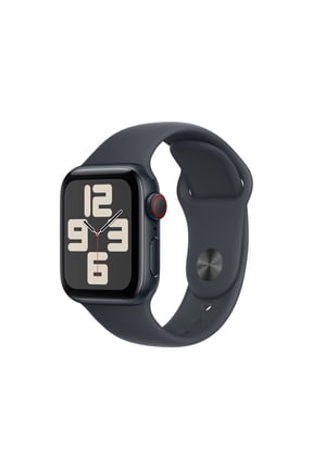 Restored Apple Watch SE (2nd Gen) [GPS + Cellular] Smartwatch with 40mm Midnight Aluminum Case with Midnight Sport Band - S/M. Fitness & Sleep Tracker, Crash Detection, Heart Rate Monitor