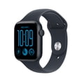 thumbnail image 1 of Apple Watch SE 3 [GPS 44mm] Smartwatch with Midnight Aluminum Case with Navy Blue Sport Band - M/L, 1 of 10